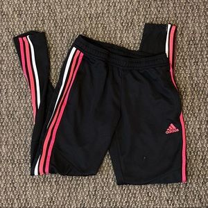 Women's Pink-Coral-White Black Adidas Soccer Sweaters